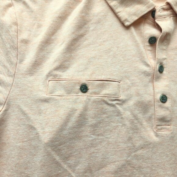 PING Mens Size Large Peach SensorCool Golf Polo - Picture 3 of 6